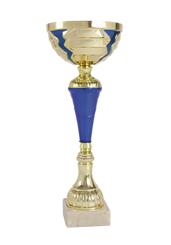 Trofeo copa bola cónica dorada
