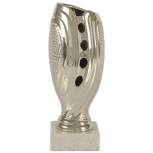 Trofeo jarrón piedra tipo red metal -oro-plata