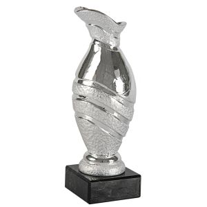 Trofeo jarrón cerámica estriado 