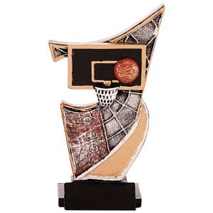 Trofeo resina aplique baloncesto