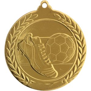 Medalla fútbol en relieve 50mm 
